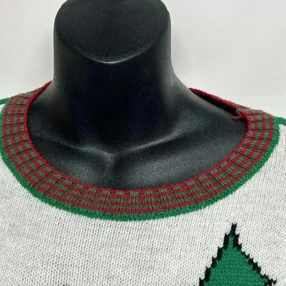 Ugly Christmas sweater women’s size medium drunk Santa - Picture 3 of 7